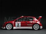 1/18 Autoart Peugeot 206 WRC 2003 Monte Carlo #2 BURNS