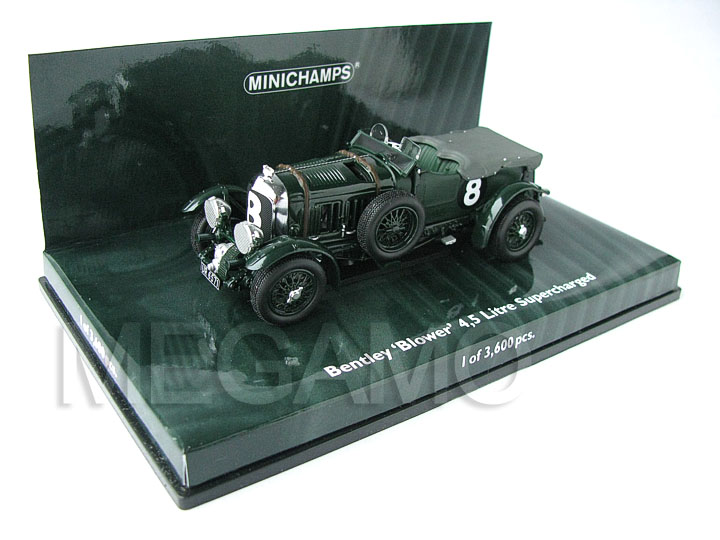 1/43 Minichamps Bentley 'Blower' 4.5 Green Limited 3600 Diecast Model