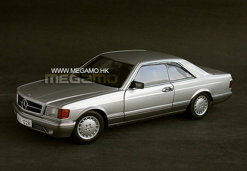 1/18 Autoart Mercedes-Benz 500 SEC Coupe 1986 Silver