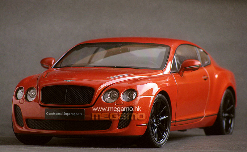 1/18 Bentley Continental Supersports Orange w/ Black wheel Welly