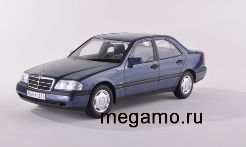 1/18 BoS Mercedes C220 W202 Saloon 1995 darkblue-metallic