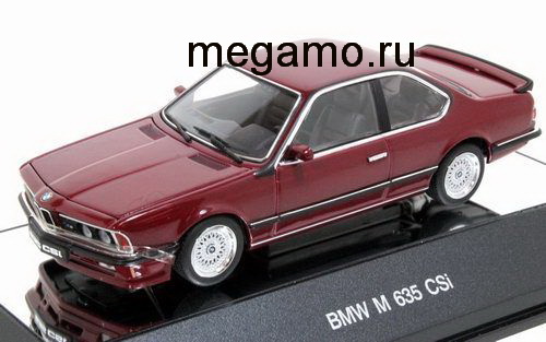 1/43 Autoart BMW M635CSI Karmin Red Metallic