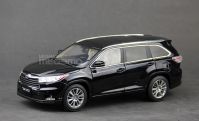 1/18 Toyota 2014 All New Highlander Dealer Ed 8 Seats Black