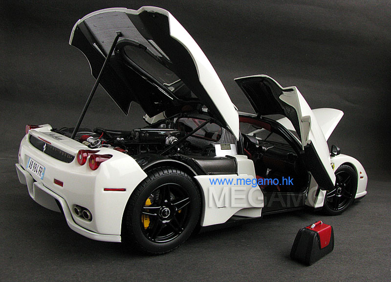 1/18 BBR Ferrari ENZO Avus White 100 Special Version w/ Black Wheel Ltd 330