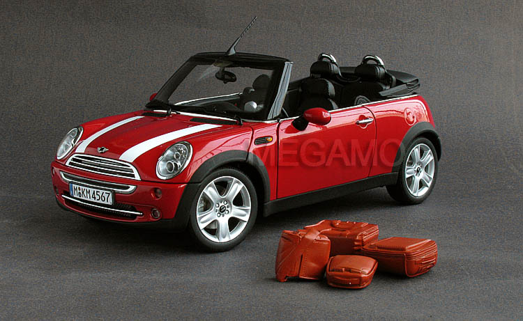 1/18 BMW Dealer Mini Cooper S Cabrio Red 4 bags Kyosho