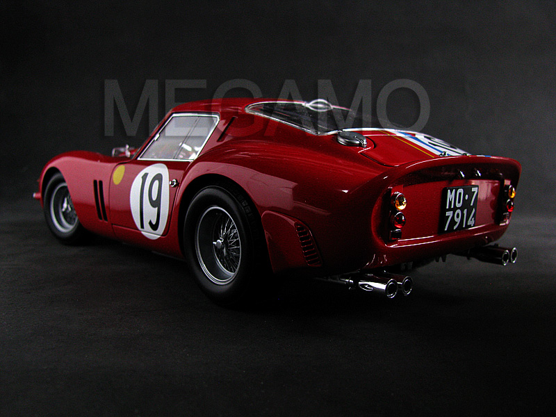 1/18 Kyosho Ferrari 250 GTO Red 1962 LeMans #19