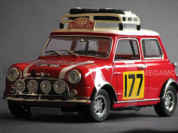 1/18 Kyosho Morris Mini Cooper 1275S 1967 Rally Red #177
