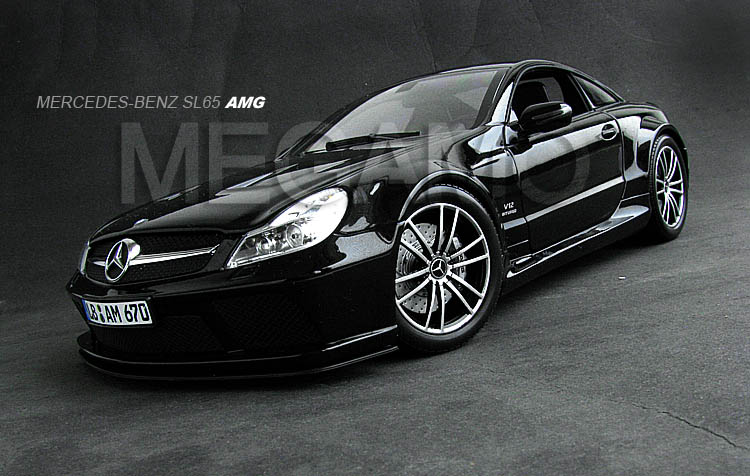 1/18 Minicahmps Mercedes-Benz Dealer Ed SL65 SL 65 AMG Black
