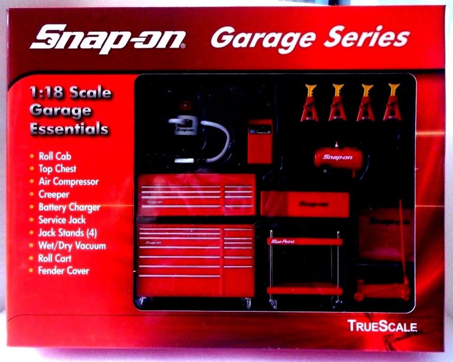 1/18 Snap-On Garage Accessories Tool Set True Scale 13pcs
