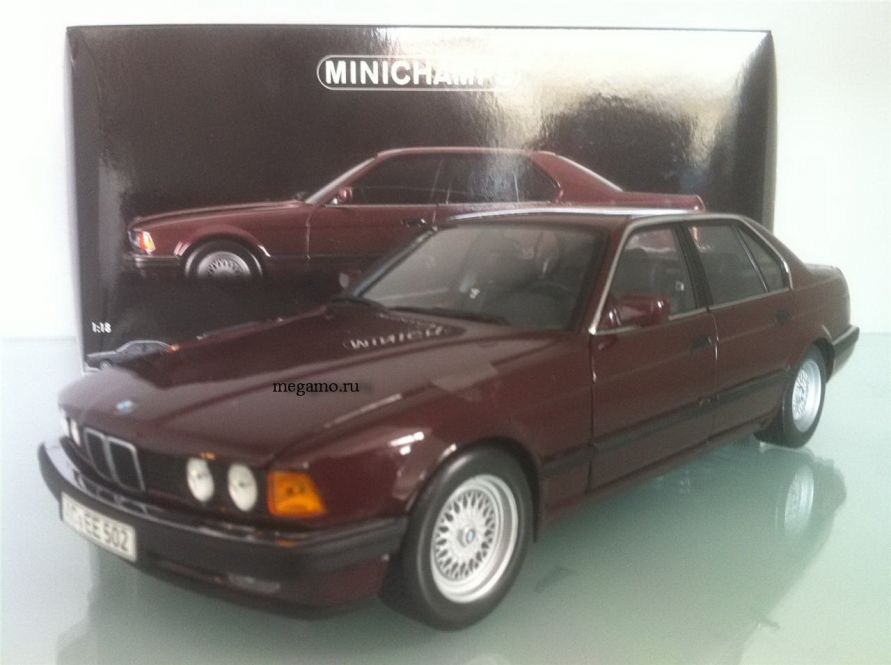1/18 Minichamps BMW e32 730i 730 1987 red metallic