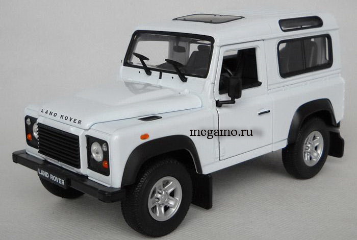 1/24 Welly Land Rover Defender White