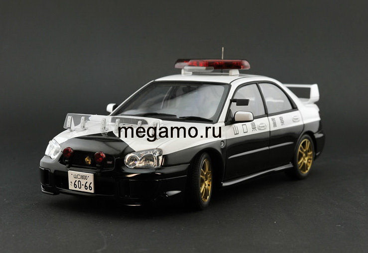 1/18 Autoart SUBARU IMPREZA WRX STi JAPANESE POLICE CAR