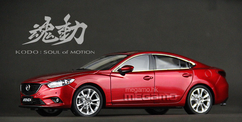 1/18 Mazda 6 Atenza 2014 Sedan Red CN Dealer Ed
