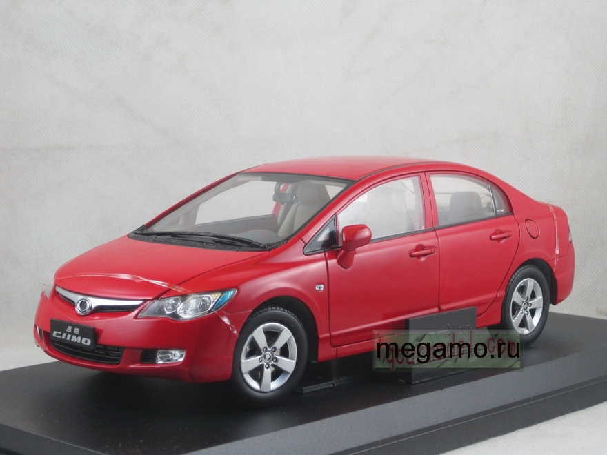 1/18 HONDA CIIMO CIVIC 2012 Die Cast Model Red Color New Arrivals
