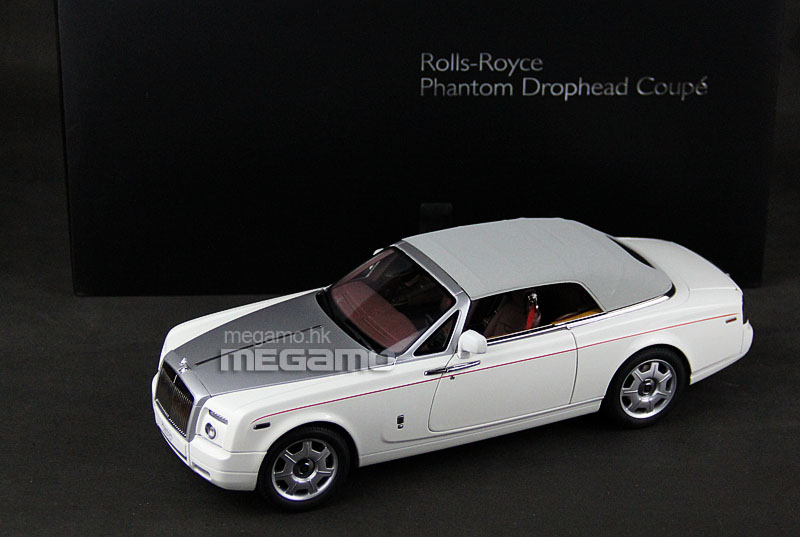 1/18 Kyosho Rolls-Royce Phantom Drophead Coupe English White