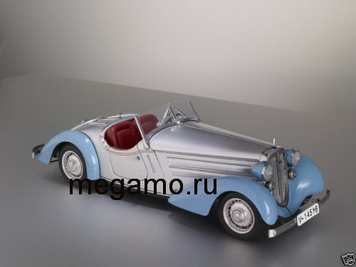 1/18 Audi 225 Front Roadster 1935 blau sliber
