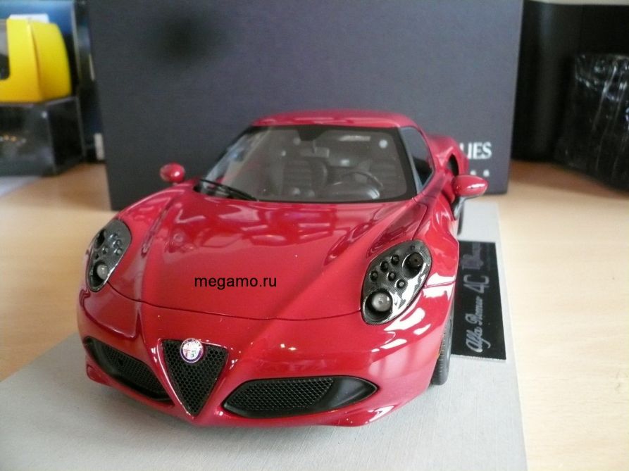 1/18 Top Marques Alfa Romeo 4C 2014 red engineered by BBR