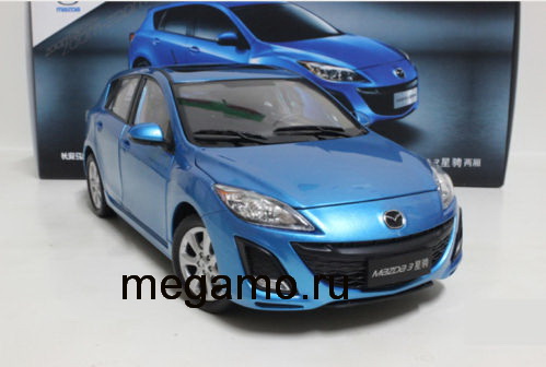 1/18 Mazda 3 Hatchback Blue