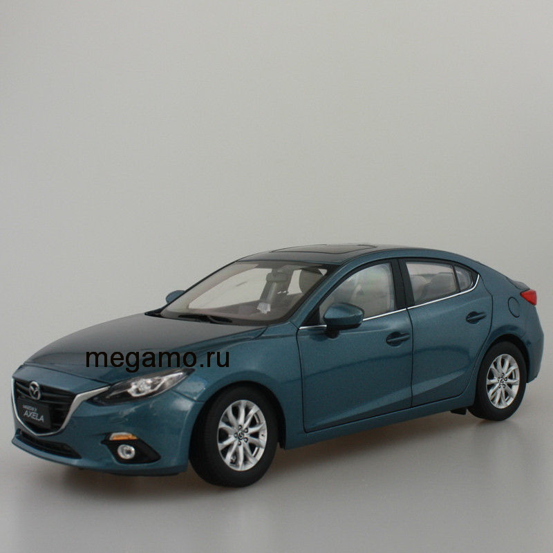 1/18 Mazda 3 axela 2014 Sedan Grey Blue