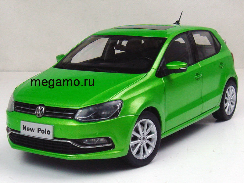 1/18 Shanghai Volkswagen 2014 Polo Green Dealer Edition