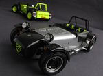 1/18 Kyosho Lotus Caterham Super Seven JPE Silver with Carbon